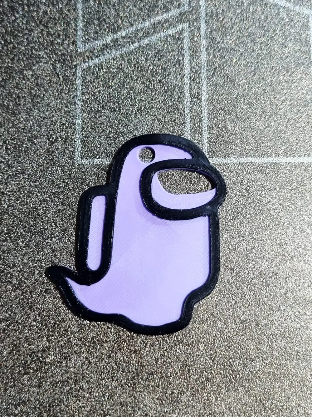 Among Us Ghost Keychain, photo 4 of 5 - Among Us Ghost Keychain Generative 3D Model