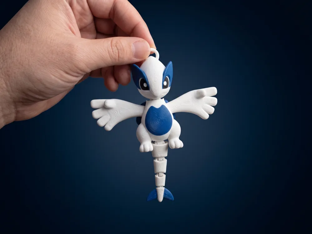 Articulated Legendary Lugia - Flexi Fidget Toy - 3D printed Other Toys & Games, in stock in India