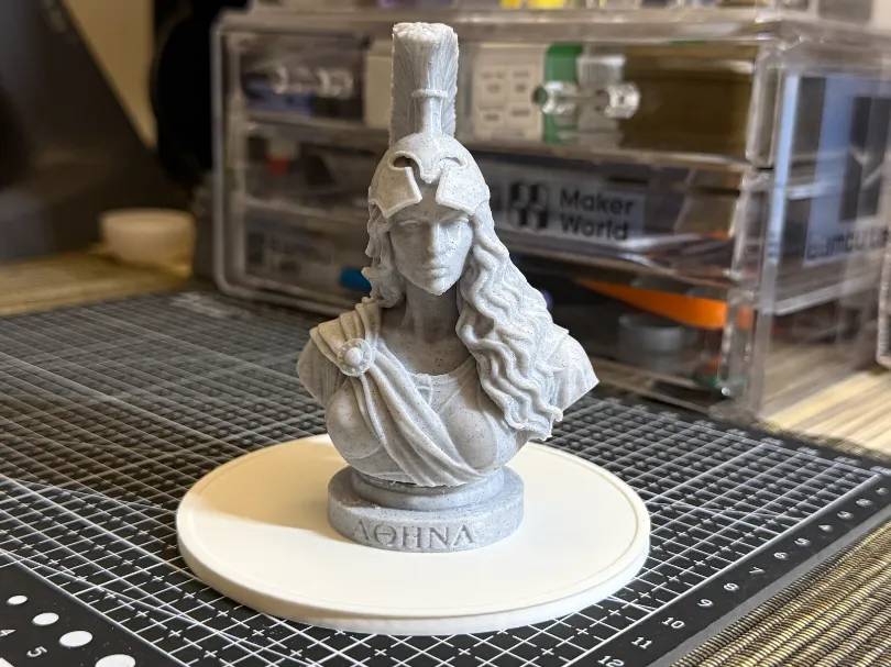 Buste Athéna - 3D printed Sculptures, in stock in India