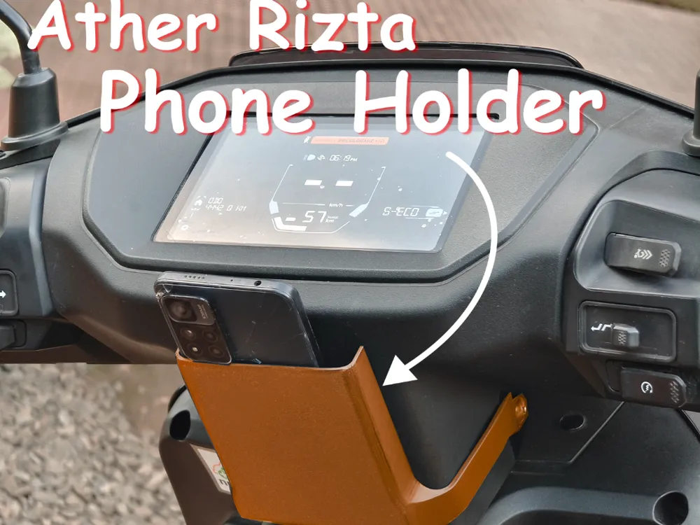 Ather Rizta phone holder (Ather Rizta pocket)
