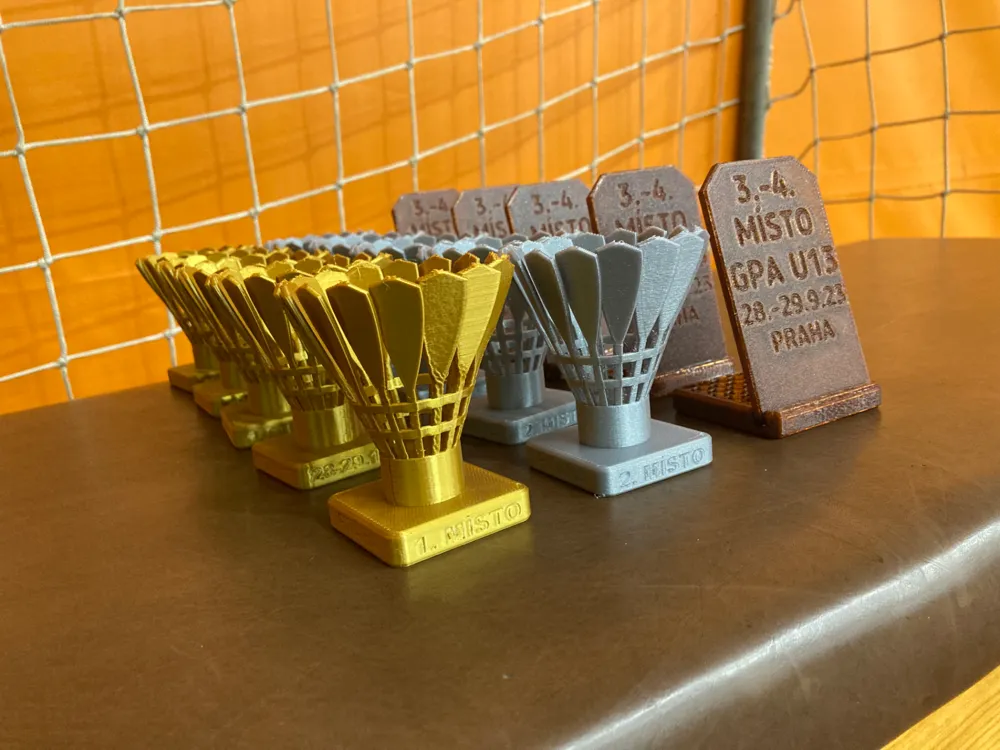 Badminton Trophy 羽毛球奖杯