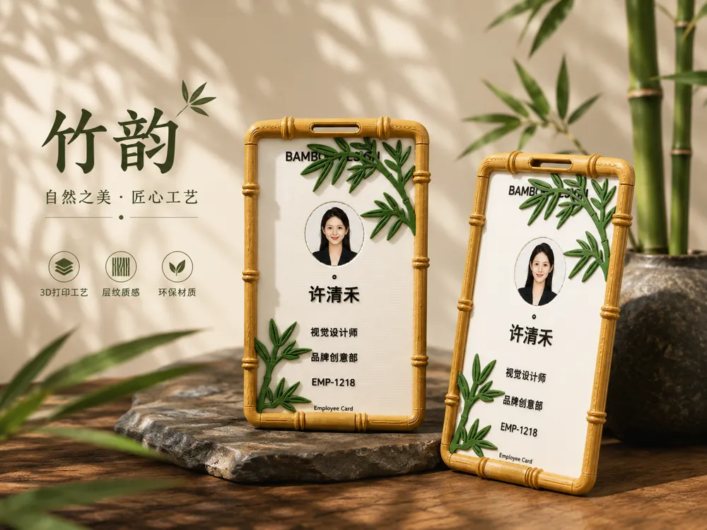Bamboo Rhythm-Card Set - 3D printed Office, in stock in India