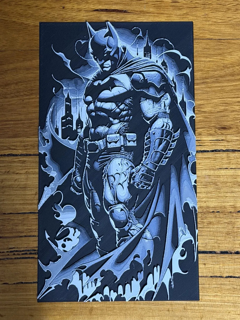 BATMAN Hueforge, photo 2 of 4 - BATMAN Hueforge Generative 3D Model