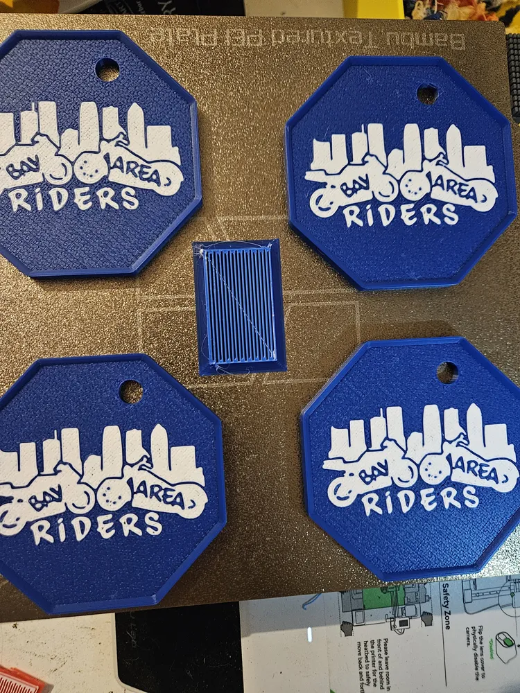 Bay Area Riders Motorcycle Kickstand Puck, photo 3 of 4 - Bay Area Riders Motorcycle Kickstand Puck Generative Art