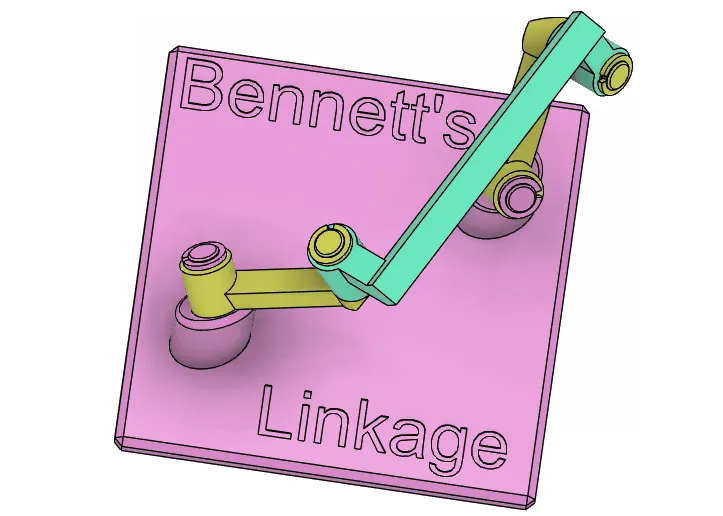 Bennett Linkage - Educational Model, photo 2 of 3 - Bennett Linkage - Educational Model Education