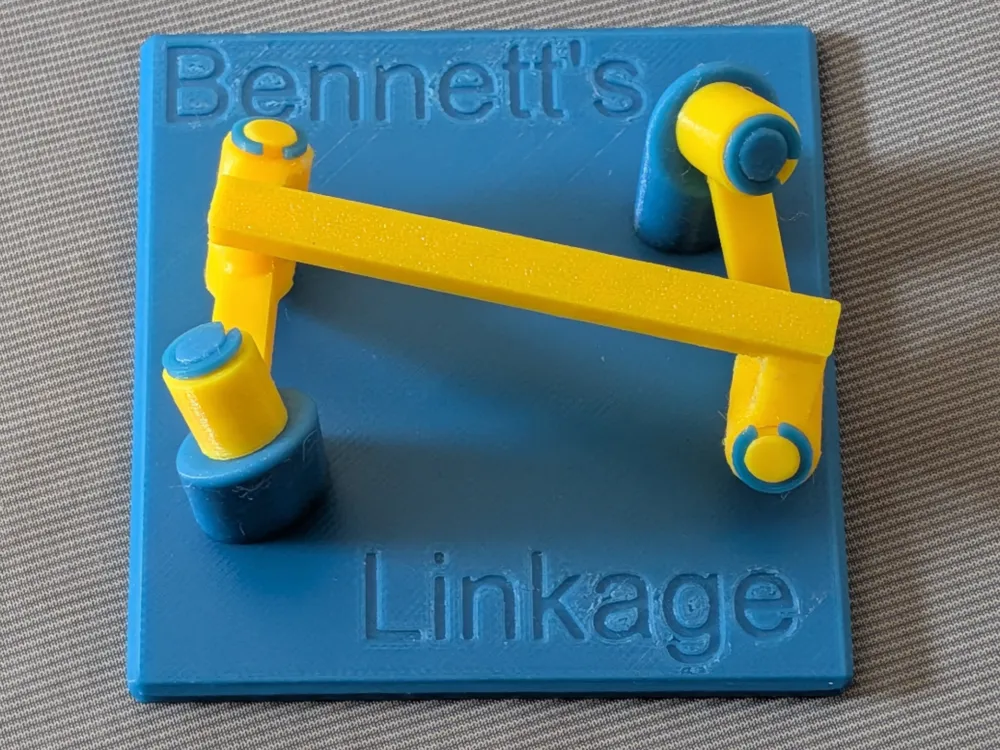Bennett Linkage - Educational Model - 3D printed Engineering, in stock in India