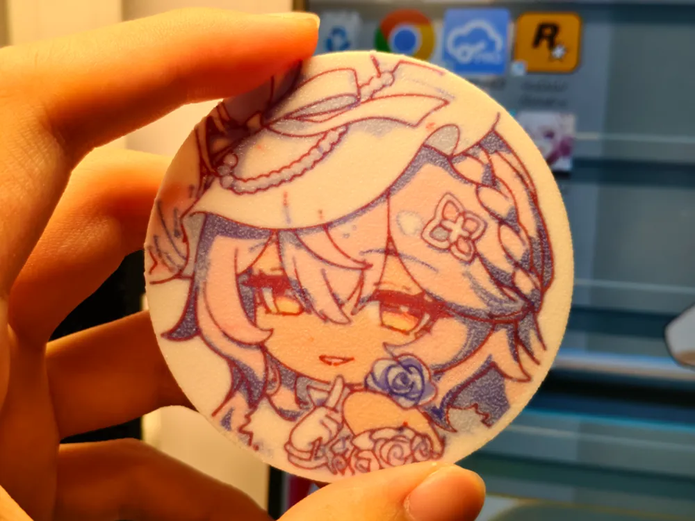 黑天鹅 - 3D printed 2D Art, in stock in India