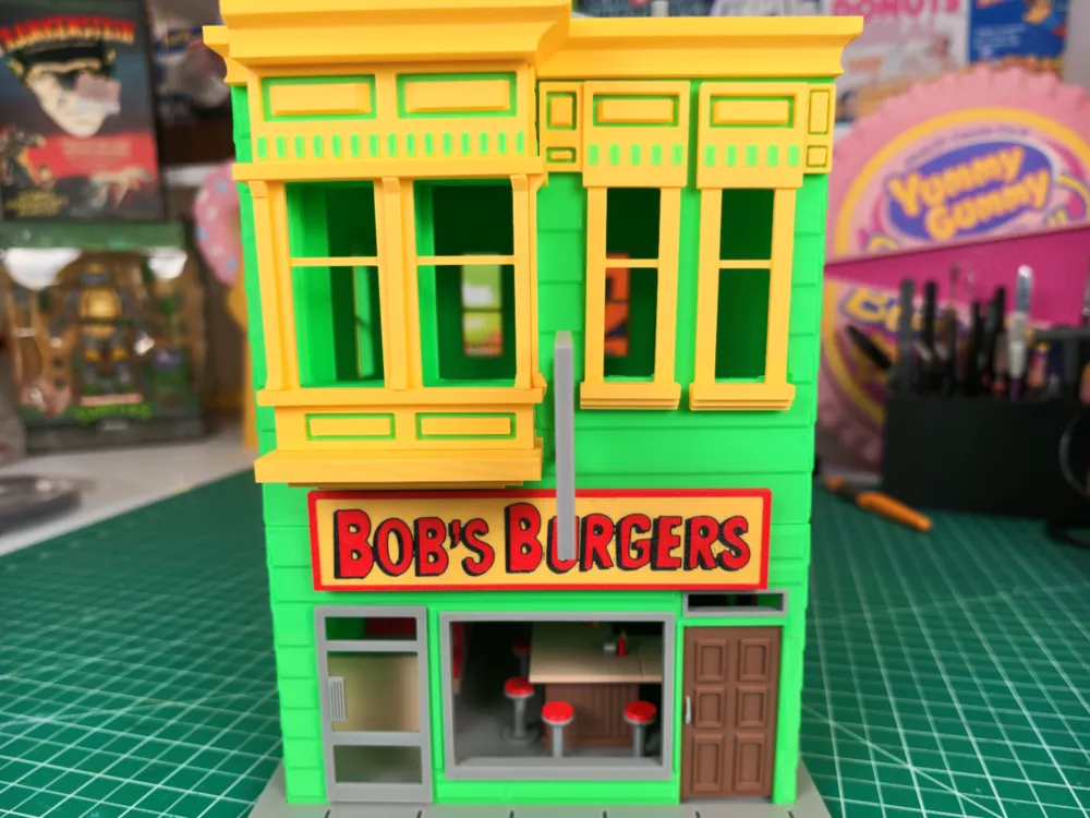 Bob's Burgers Restaurant Building Full Interior