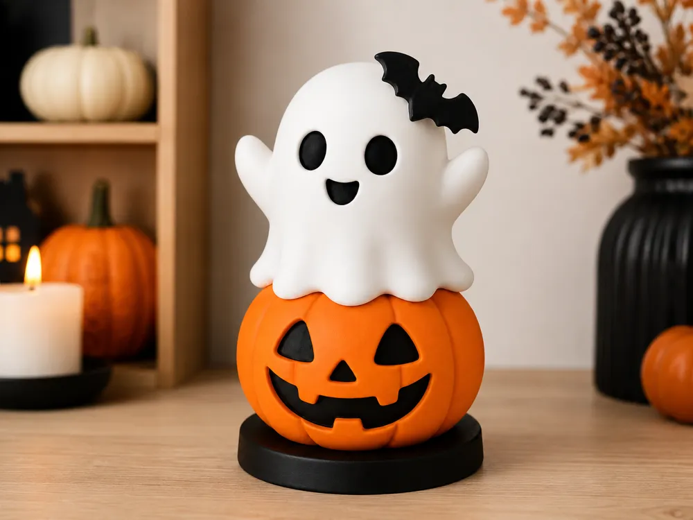 Boo on a Pumpkin, Cute Halloween Decor