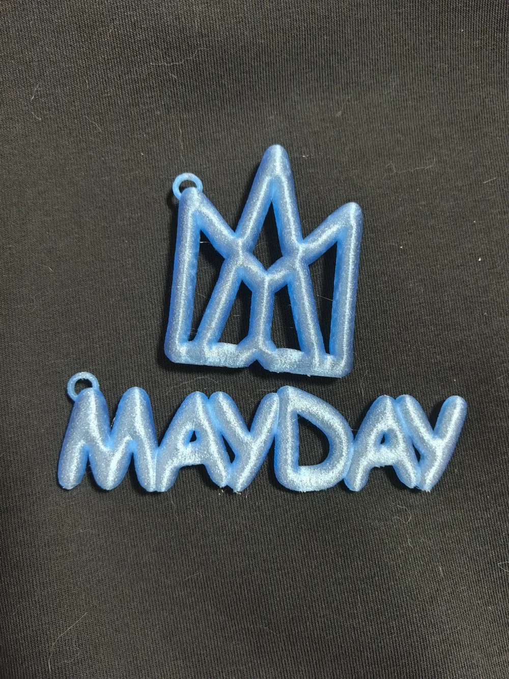 Bubble words MAYDAY Crown, photo 2 of 3 - Bubble words MAYDAY Crown Fashion