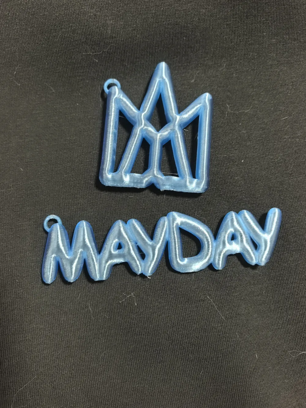 Bubble words MAYDAY Crown, photo 3 of 3 - Bubble words MAYDAY Crown Fashion