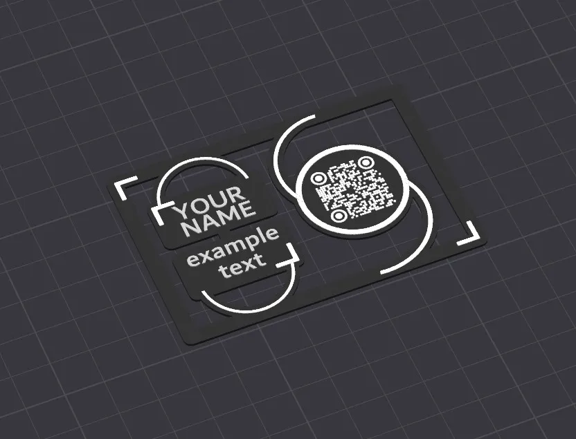 Business Card BC048QR SLIM 1.2 mm, 5g, photo 2 of 3 - Business Card BC048QR SLIM 1.2 mm, 5g Household