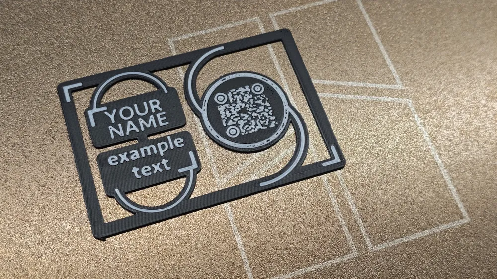Business Card BC048QR SLIM 1.2 mm, 5g, photo 3 of 3 - Business Card BC048QR SLIM 1.2 mm, 5g Household