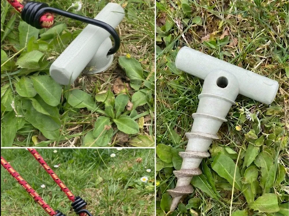 Camping Ground Screw Peg - 3D printed Sport & Outdoors, in stock in India