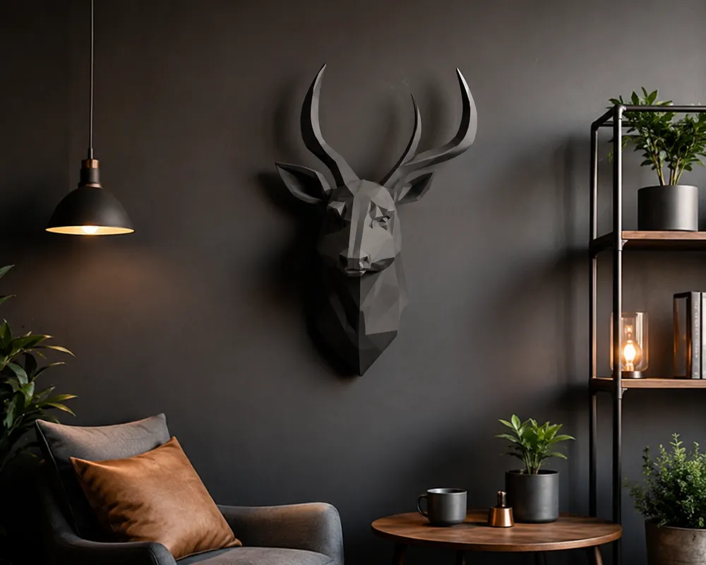 cerf wall art, photo 3 of 5 - cerf wall art Art
