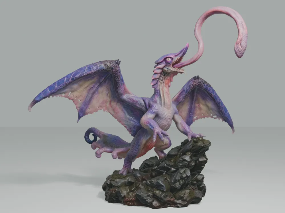 Monster Hunter Diorama #054 - 3D printed Creatures, in stock in India