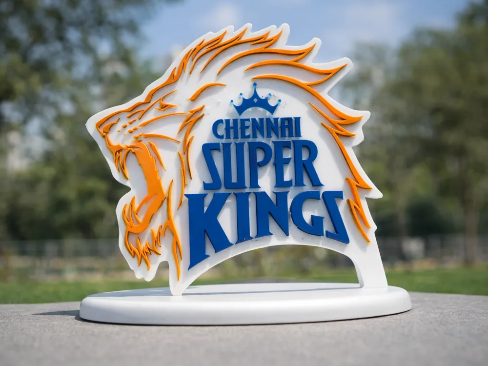 Chennai Super Kings (CSK) Emblem, Multicolor