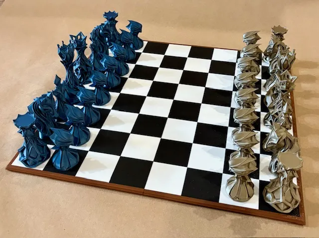 Chess Board (42mm squares), photo 3 of 4 - Chess Board (42mm squares) Toys & Games