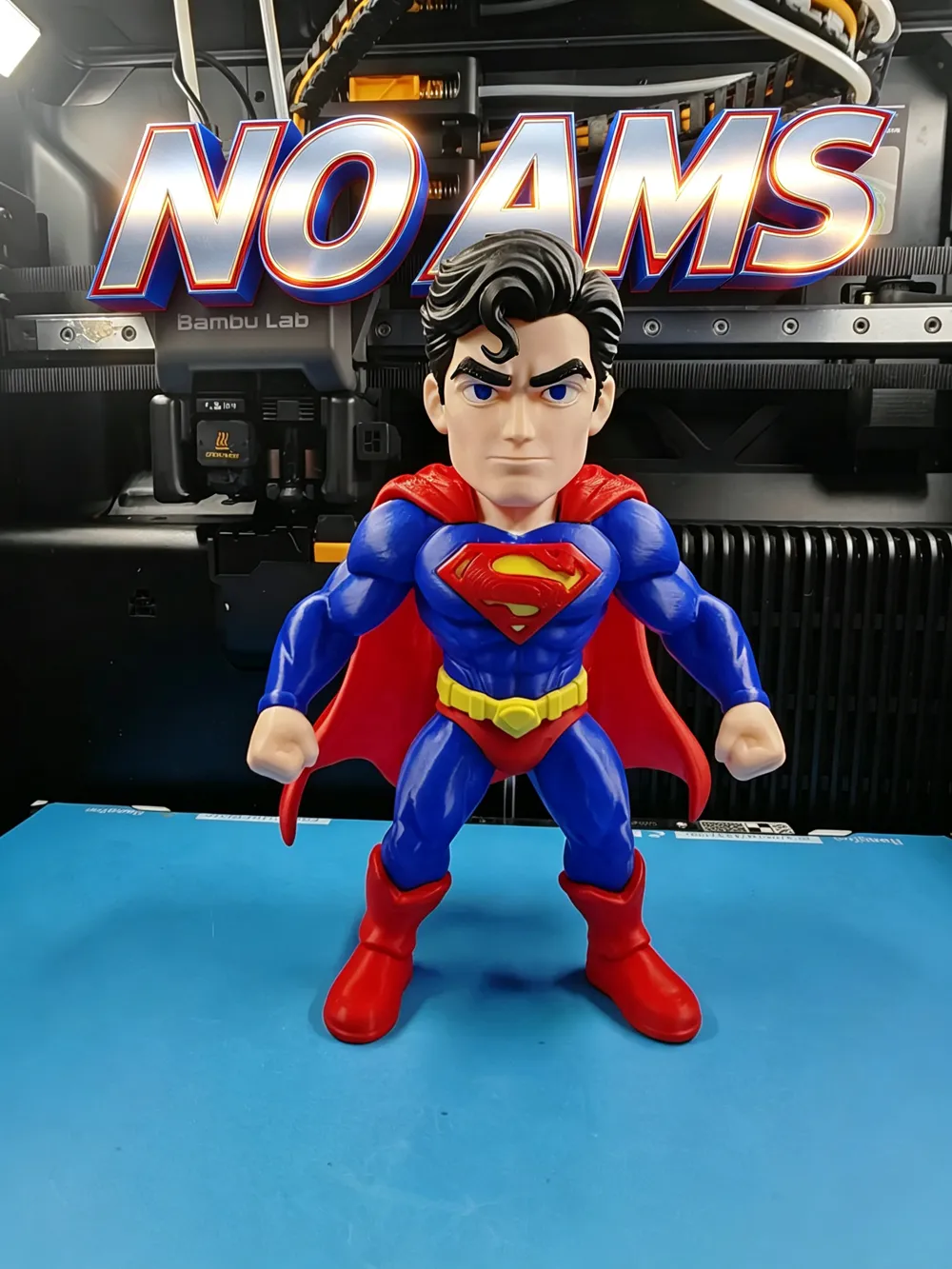 Q版超人 Superman DC 分件打印 （无需AMS）, photo 3 of 4 - Q版超人 Superman DC 分件打印 （无需AMS） Toys & Games