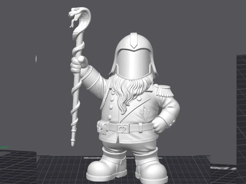 Cobra Commander Gnome - 3D printed Characters, in stock in India