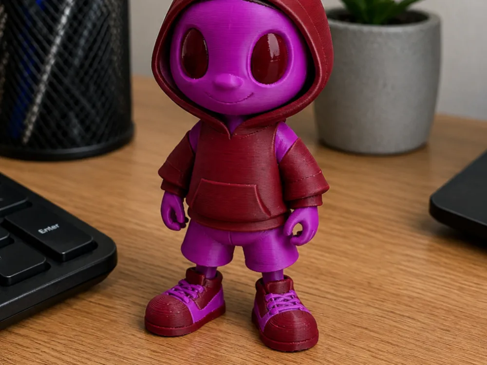 Cool creature with hoodie