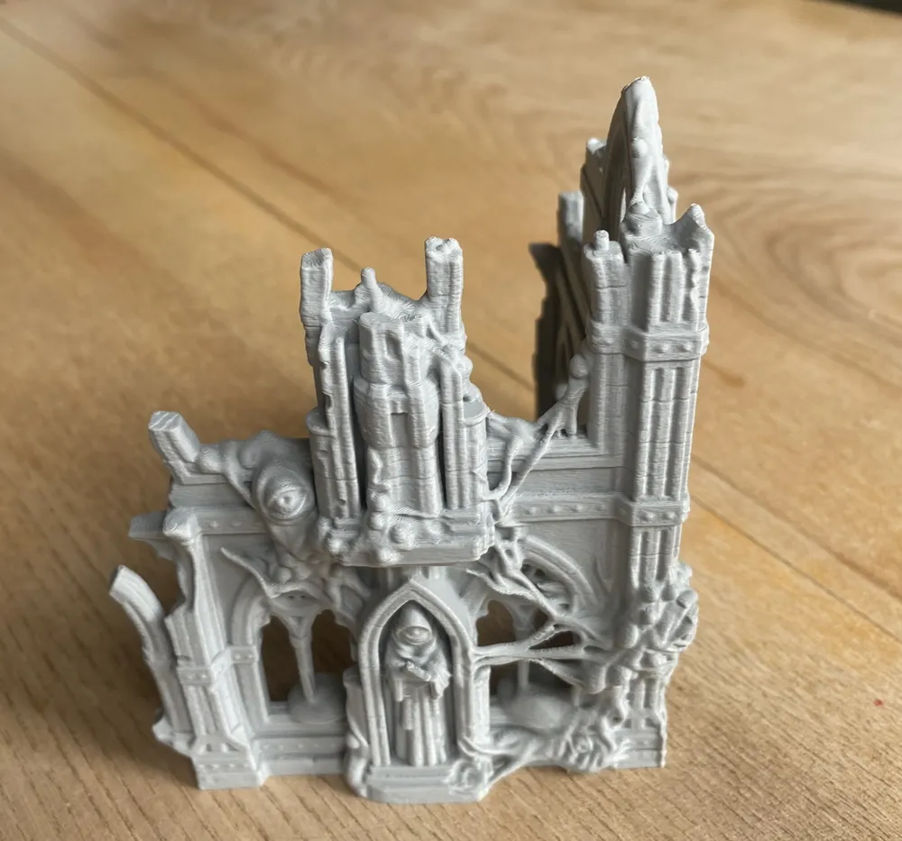 Corrupted Grimdark Ruins - Wargaming Terrain, photo 4 of 4 - Corrupted Grimdark Ruins - Wargaming Terrain Miniatures