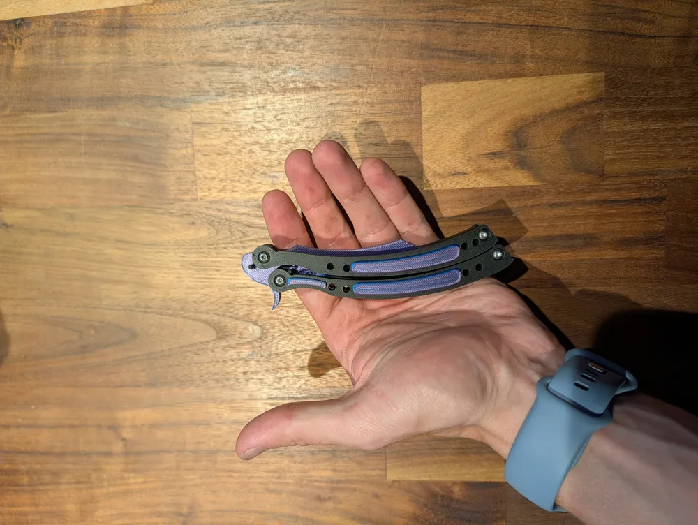 CS Butterfly Knife, photo 4 of 5 - CS Butterfly Knife Props & Cosplays