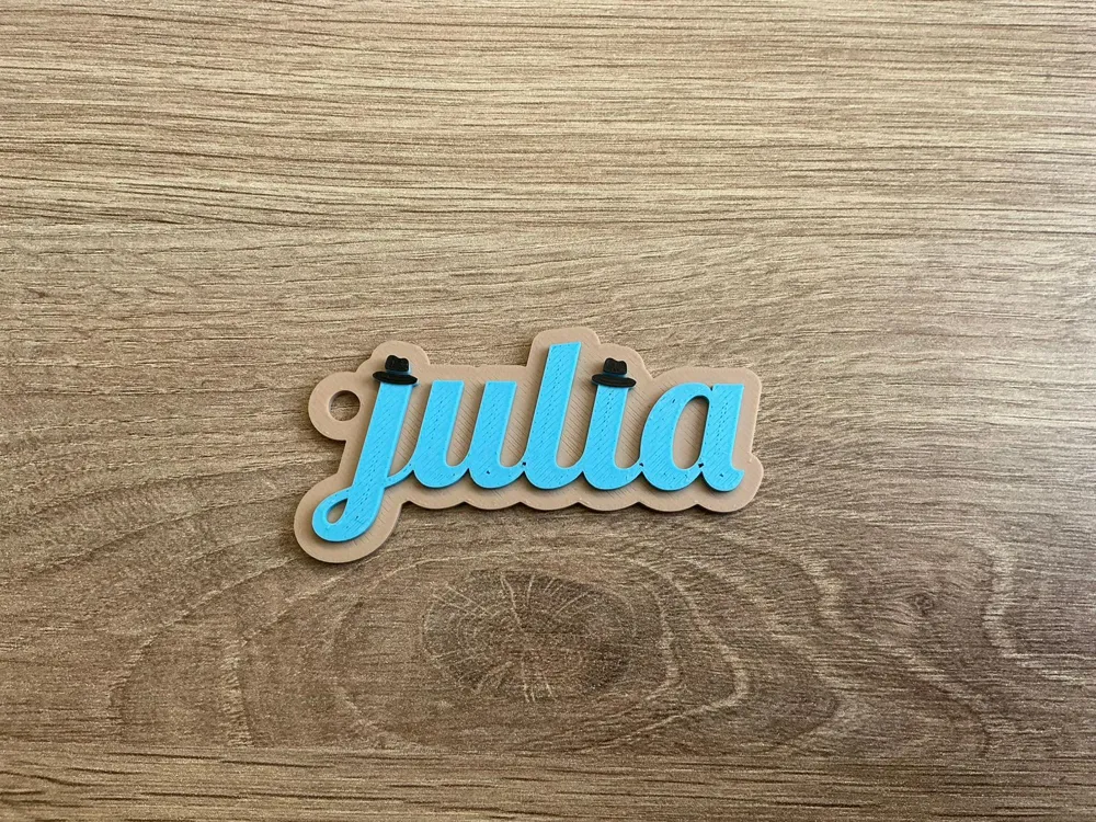 Custom Dot Name Keychain | SVG Dot Replacement, photo 3 of 4 - Custom Dot Name Keychain | SVG Dot Replacement Fashion