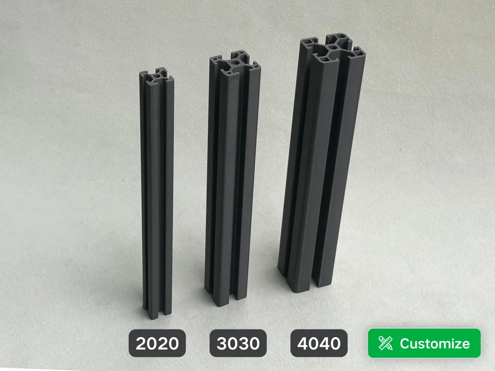 Custom Length Aluminum Extrusions 2020/3030/4040
