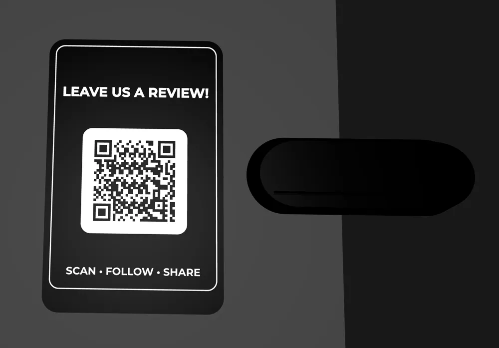 QR Code Sign with Stand - Generator, photo 3 of 4 - QR Code Sign with Stand - Generator Art
