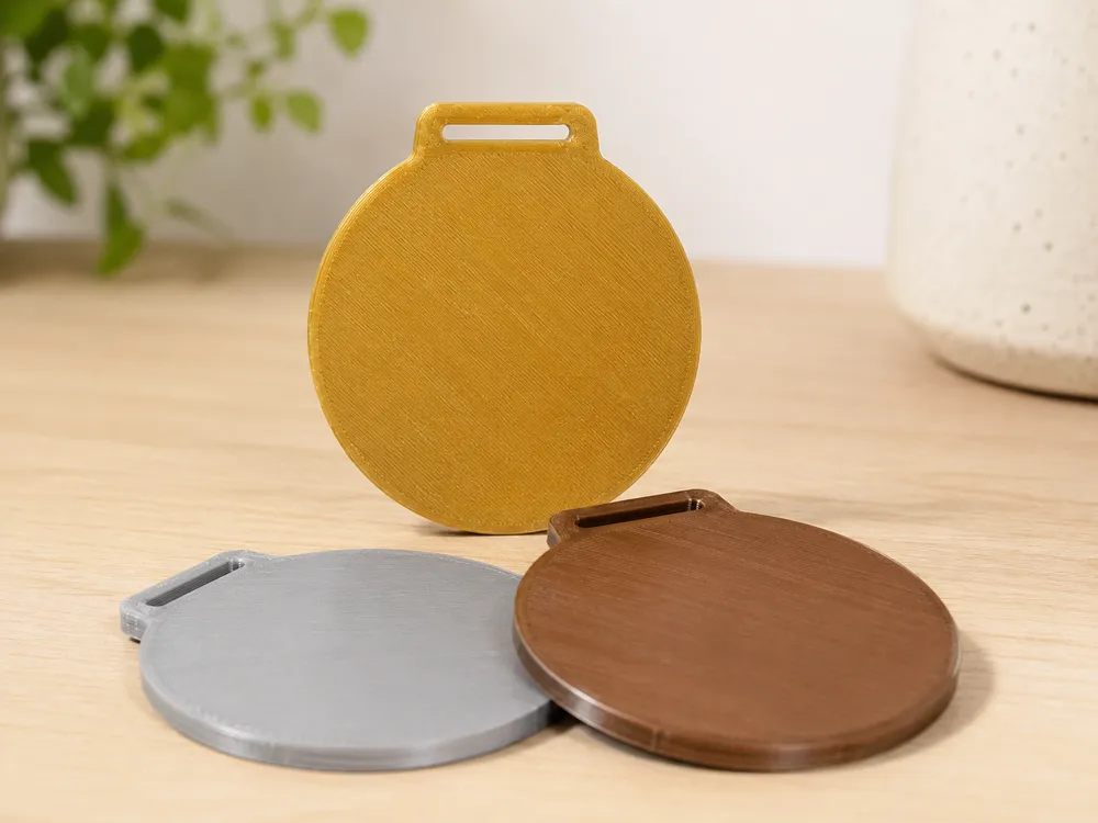 Customizable Medal Base Template with Loop