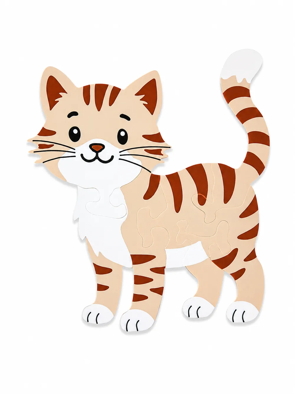 Cute Cat 3D Puzzle, photo 2 of 5 - Cute Cat 3D Puzzle Toys & Games