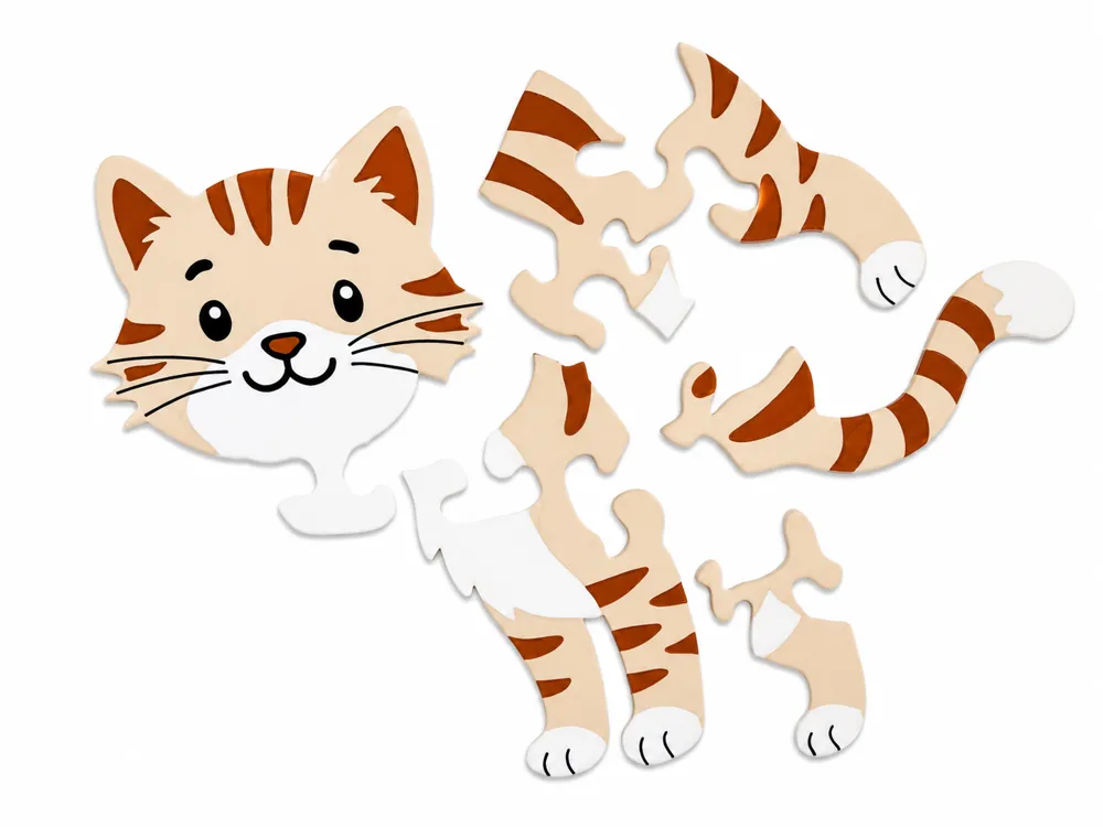 Cute Cat 3D Puzzle, photo 3 of 5 - Cute Cat 3D Puzzle Toys & Games