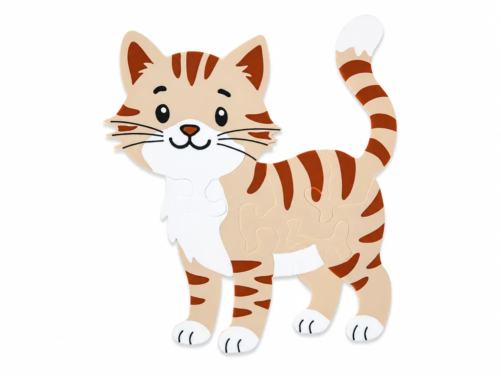 Cute Cat 3D Puzzle, photo 4 of 5 - Cute Cat 3D Puzzle Toys & Games
