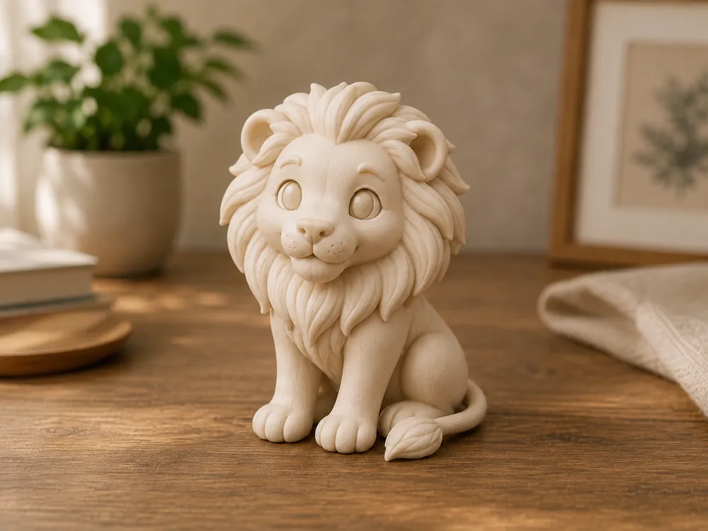 Cute Lion Cub-Adorable Lion Figurine