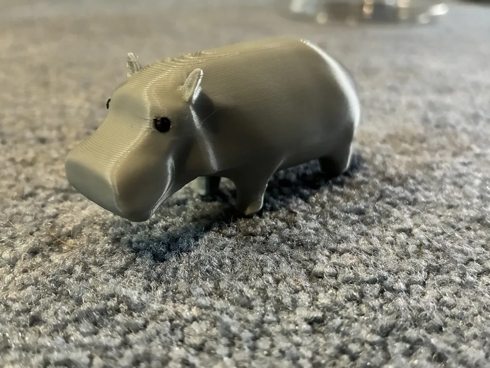 Cute Mini Hippo, photo 2 of 5 - Cute Mini Hippo Miniatures