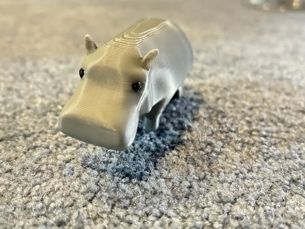 Cute Mini Hippo, photo 3 of 5 - Cute Mini Hippo Miniatures