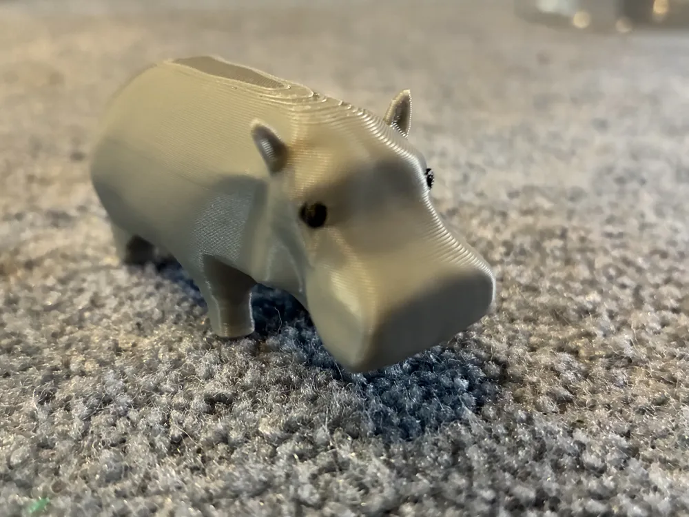 Cute Mini Hippo, photo 5 of 5 - Cute Mini Hippo Miniatures