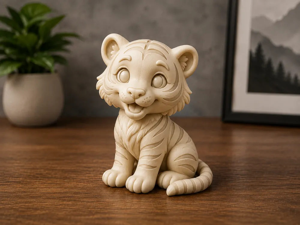 Cute Tiger Cub, Adorable Tiger