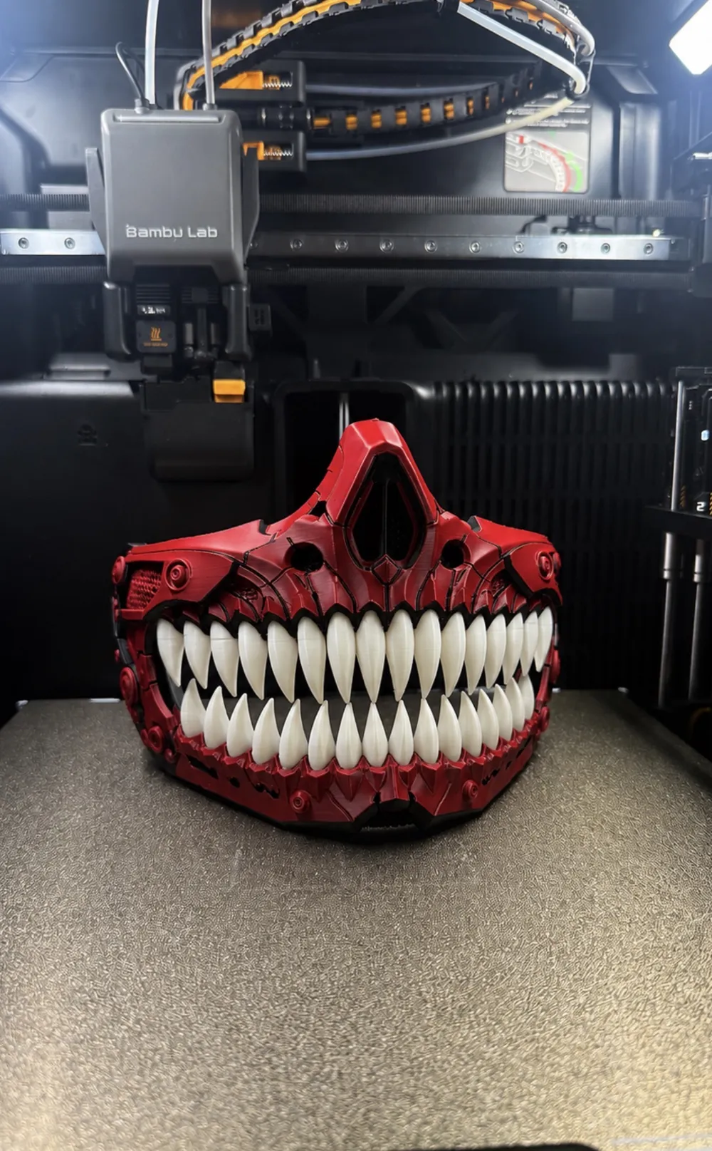 Cyber Demon Half Mask, photo 3 of 4 - Cyber Demon Half Mask Props & Cosplays