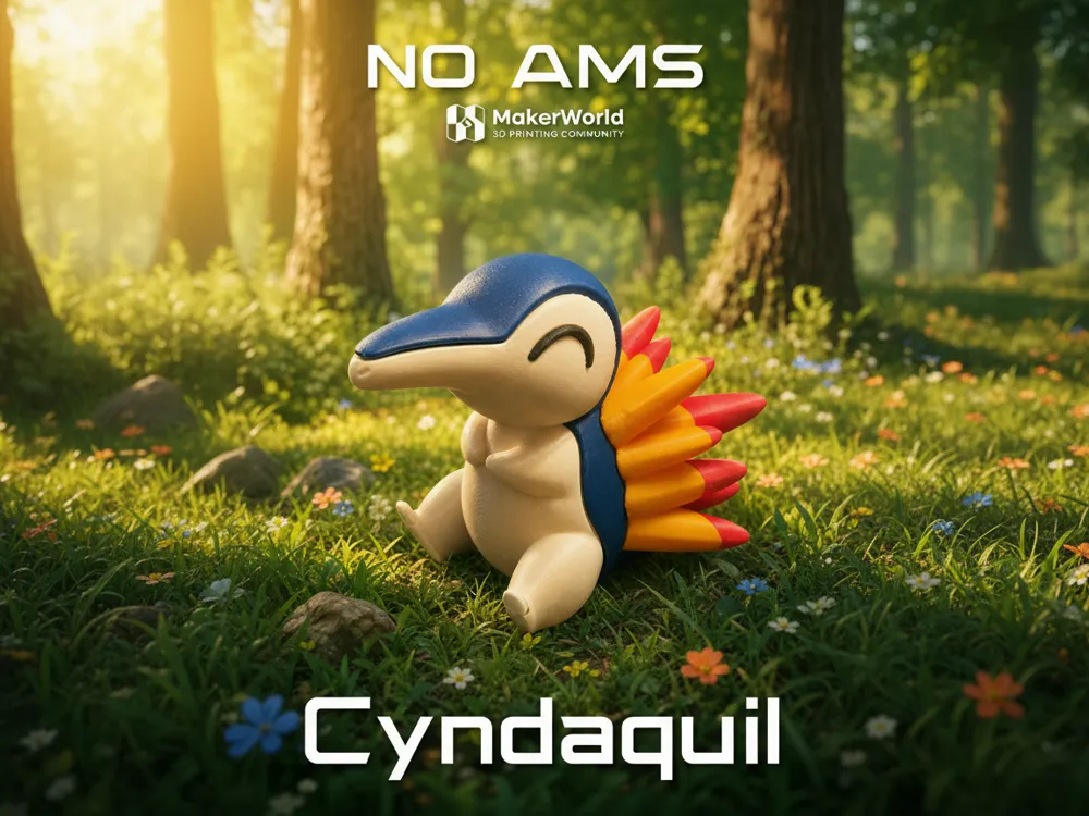 Cyndaquil - 3D printed Characters, in stock in India