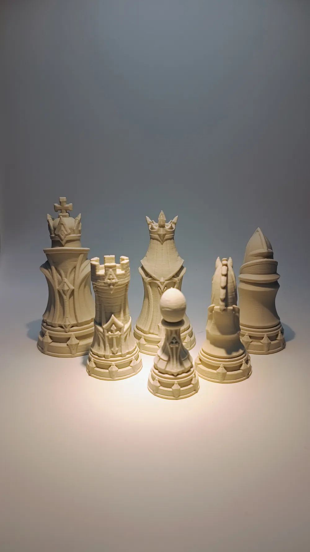 Duestere Schach Armee komplette Schachfiguren, photo 4 of 4 - Duestere Schach Armee komplette Schachfiguren Toys & Games
