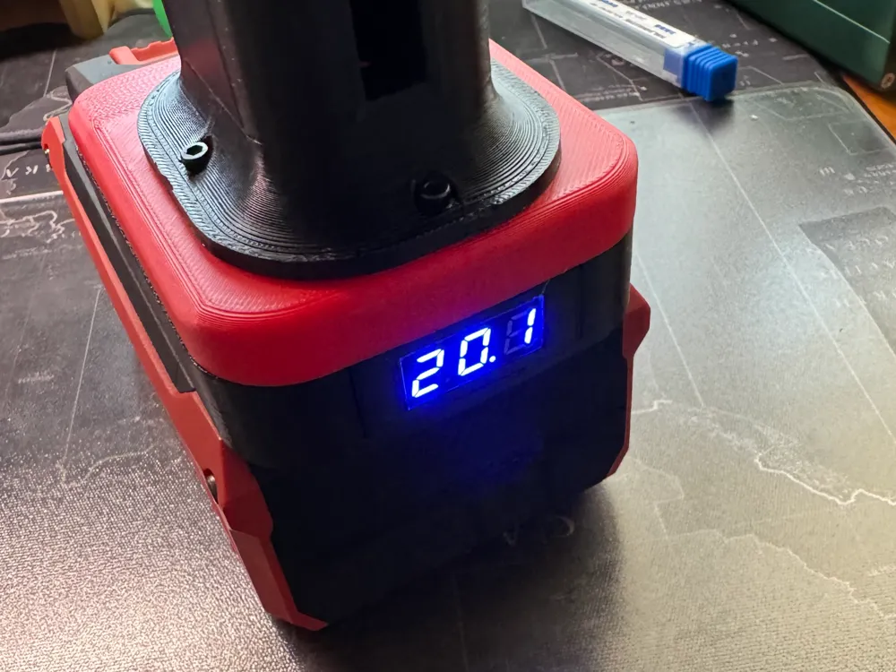 大有电池底座,增加电压表 - 3D printed Electronics, in stock in India