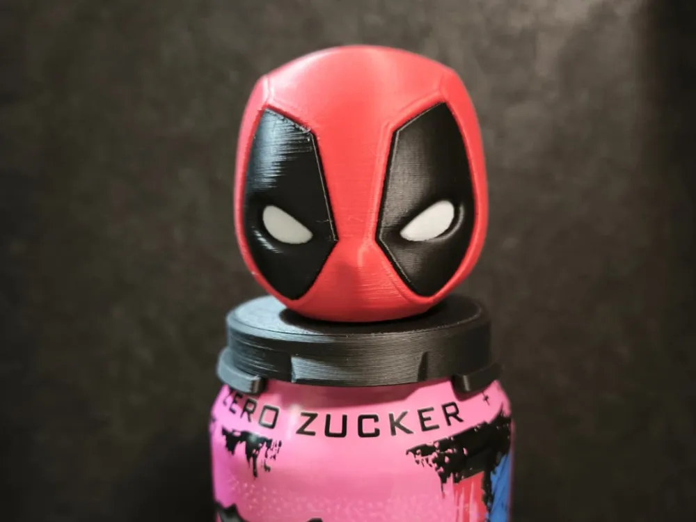 Deadpool Can Topper - 3D printed Gadgets, in stock in India