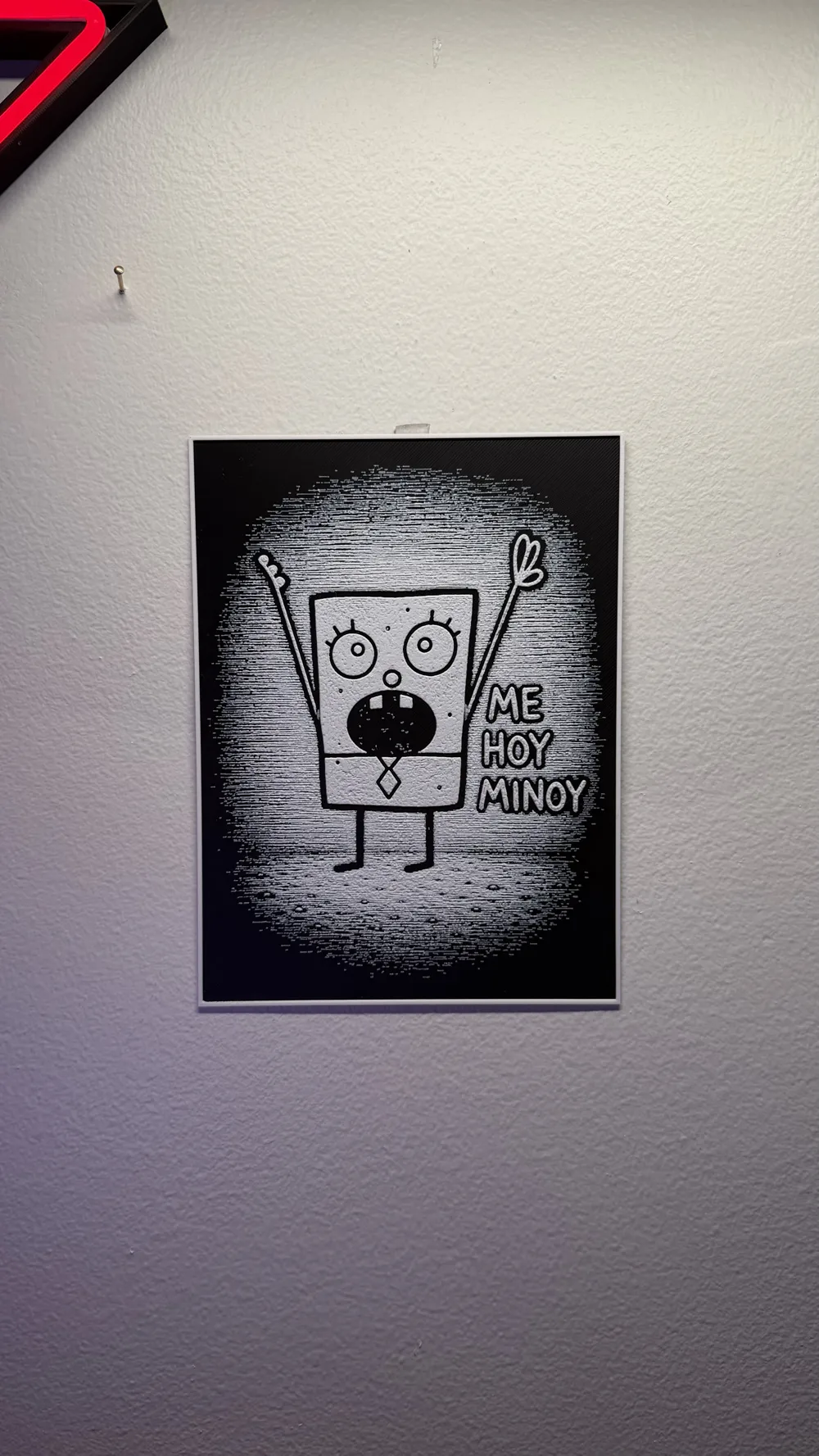 Doodlebob Spongebob HueForge, photo 4 of 5 - Doodlebob Spongebob HueForge Generative 3D Model