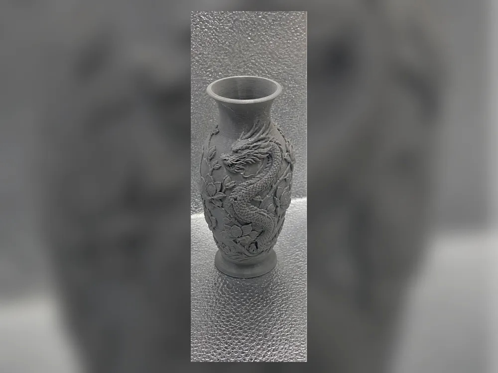 Dragon Magnolia Decorative Flower Vase, photo 4 of 5 - Dragon Magnolia Decorative Flower Vase Household