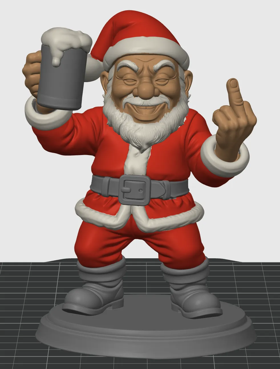 Drunk Santa Trophy, photo 2 of 4 - Drunk Santa Trophy Art