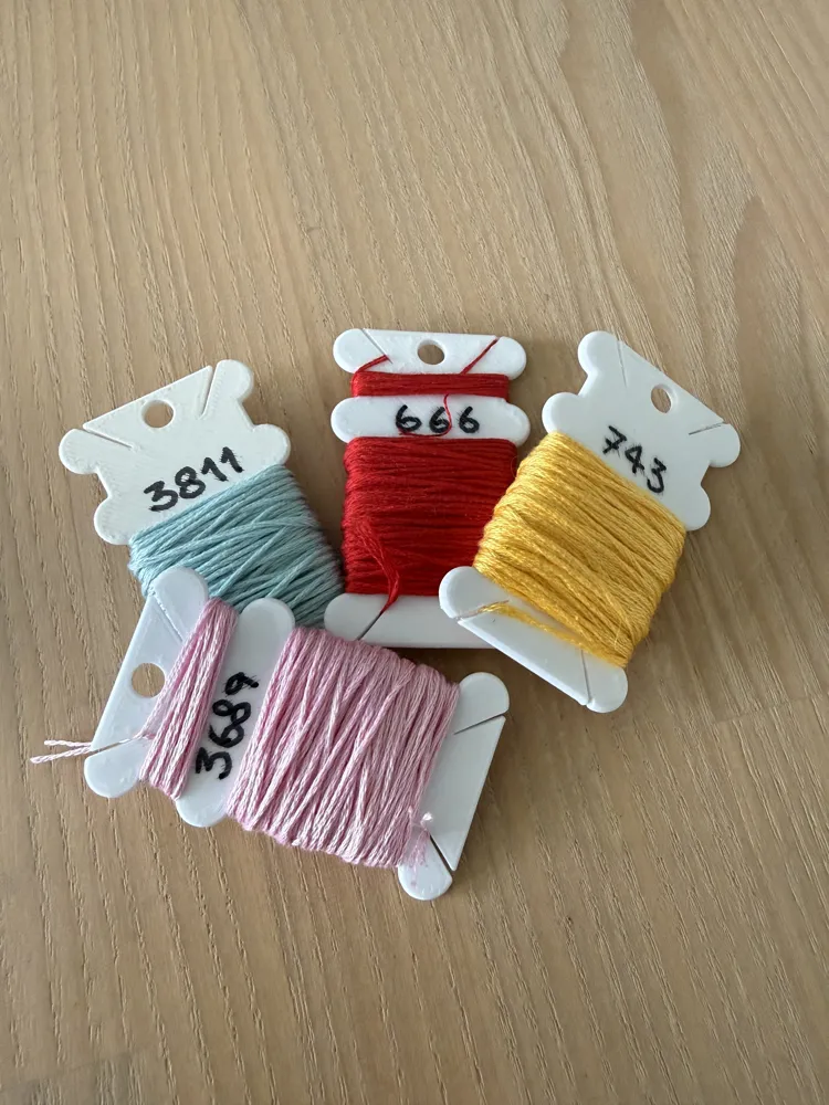 Dual Embroidery Floss Bobbin, photo 4 of 5 - Dual Embroidery Floss Bobbin Hobby & DIY