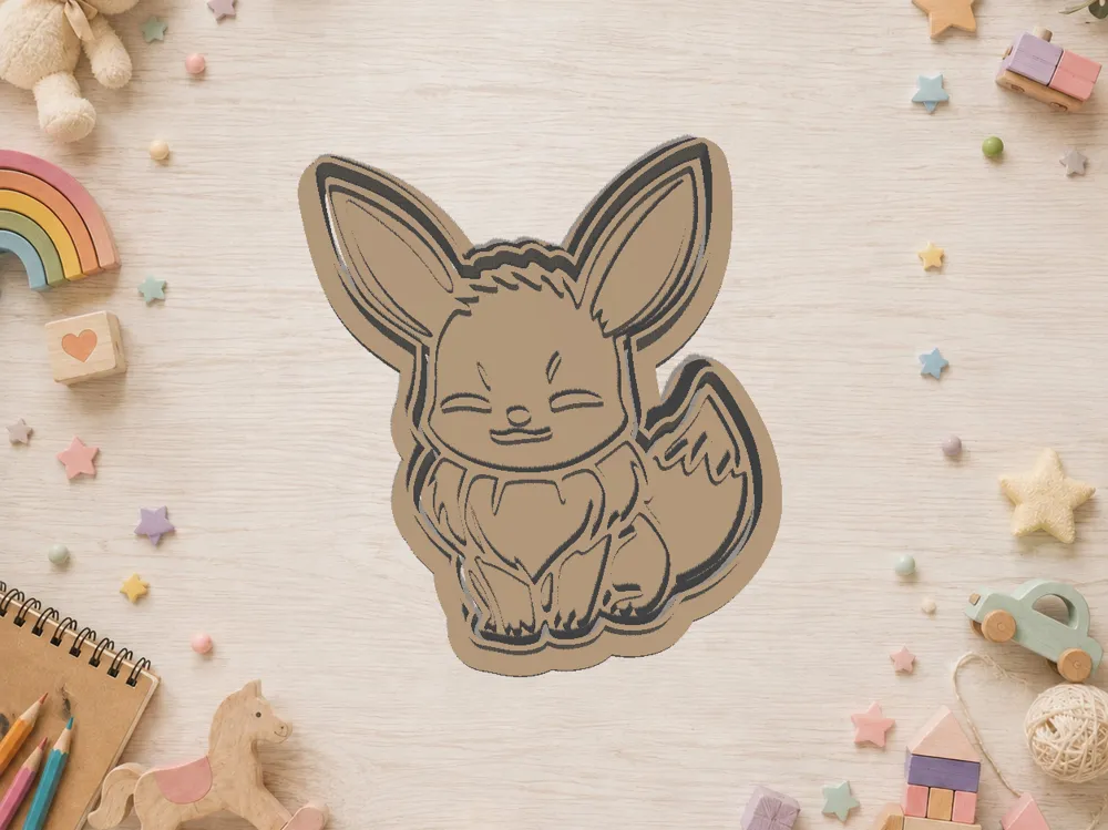 Eevee Cookie Cutter - 3D printed Gadgets, in stock in India