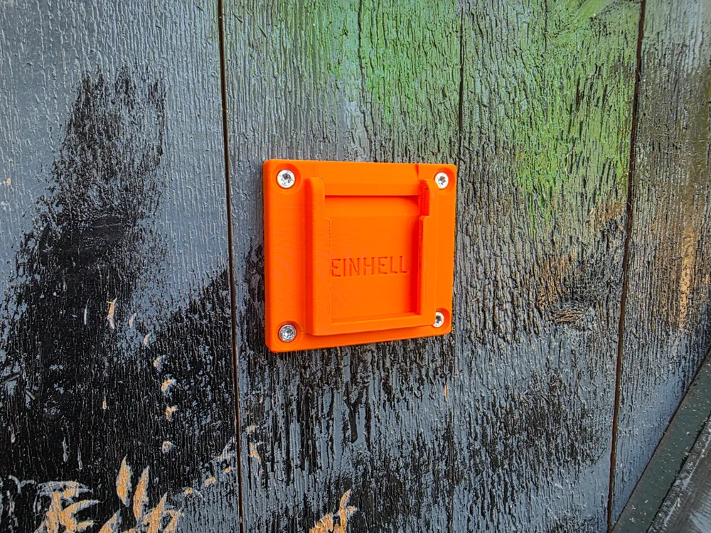 Einhell Battery Wall Mount, Snap-Fit - 3D printed Organizers, in stock in India